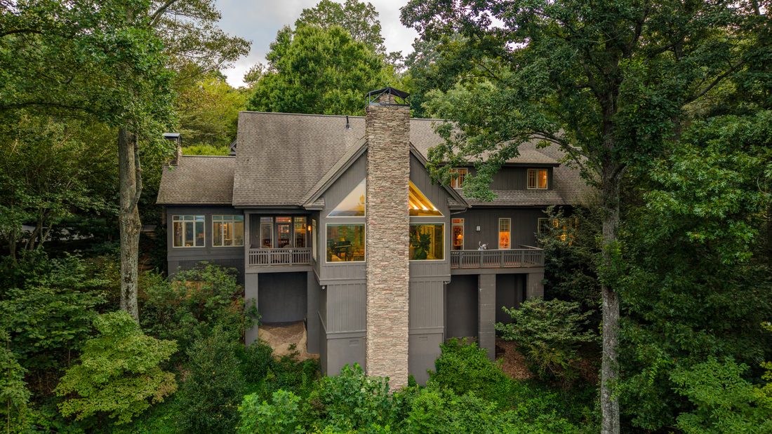 Rear elevation from the valley side